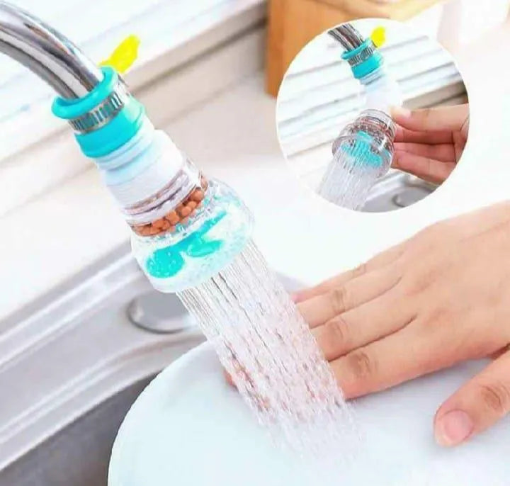 360° Faucet Water Filter Tap – Splash Free & Clean Water