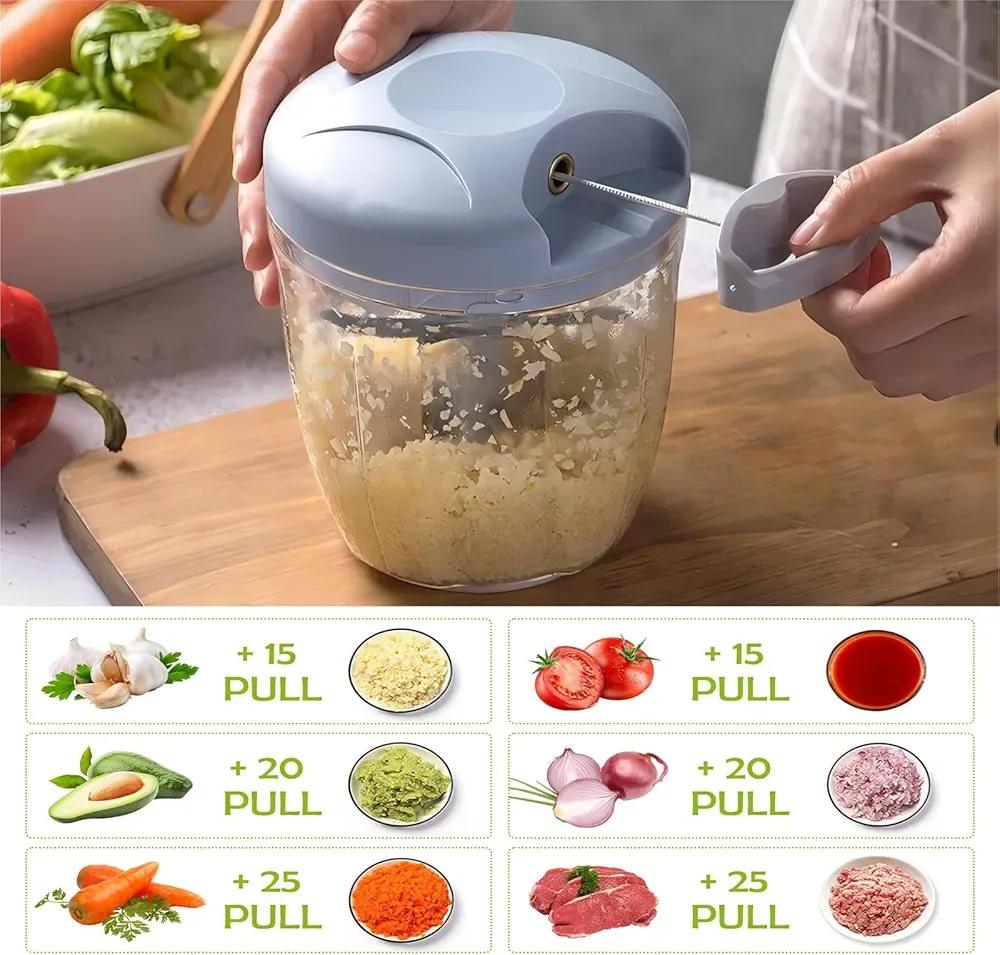Manual Vegetable Chopper – Fast & Easy Food Cutter
